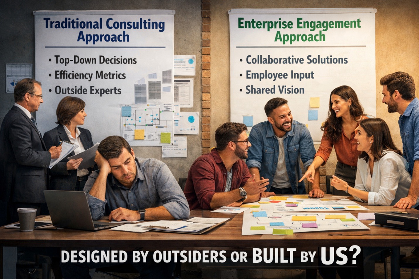 Designed by outsiders or built by us?