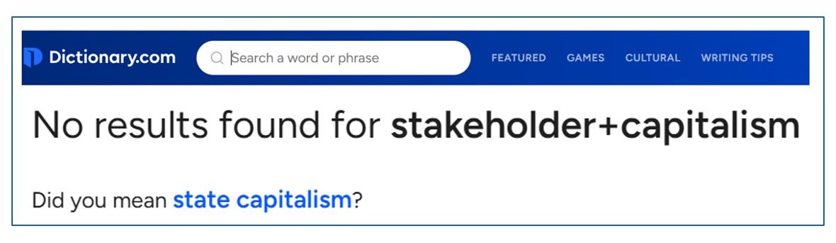 definition for stakeholder capitalism 